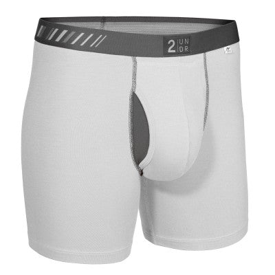 2UNDR Swing Shift Underwear (White/Grey)