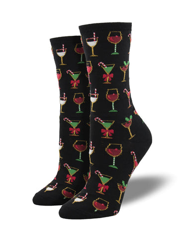 Christmas Cocktails Socks