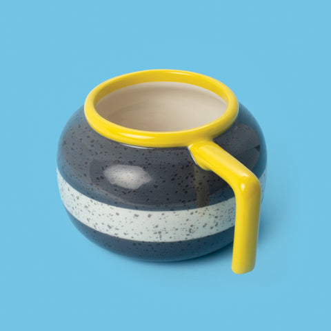 Curling Rock Mug - Yellow