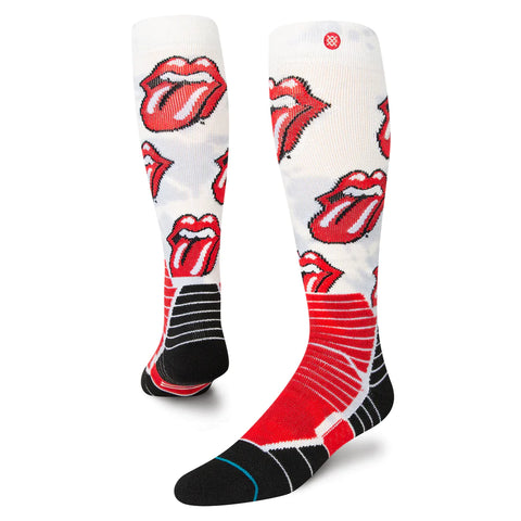 Rolling Stones Licks Poly OTC Snow Socks