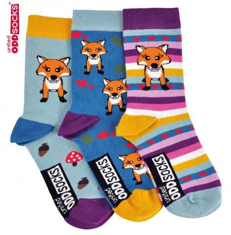 Fox  - 3 single socks