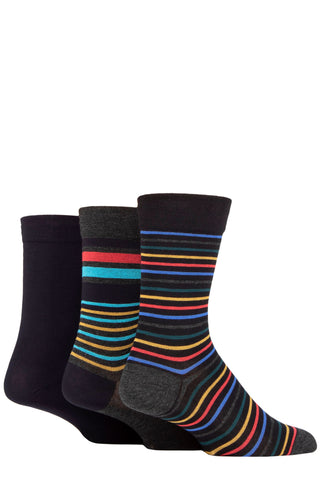 Women's Light Grey Diabetic Socks with Grippers x3 Pairs - Gripjoy Socks