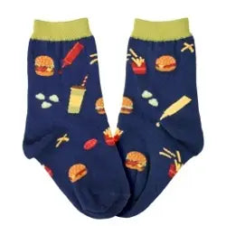 Hamburger and Fries Socks (Kids)