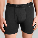 2 UNDR Swing Shift 6" Boxer Brief  (Onyx)