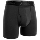 2 UNDR Swing Shift 6" Boxer Brief  (Onyx)