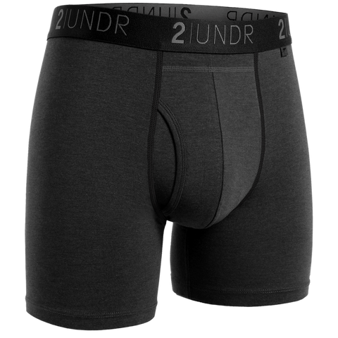 2 UNDR Swing Shift 6" Boxer Brief  (Onyx)
