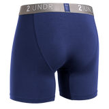 2 UNDR Swing Shift 6" Boxer Brief  (Navy)