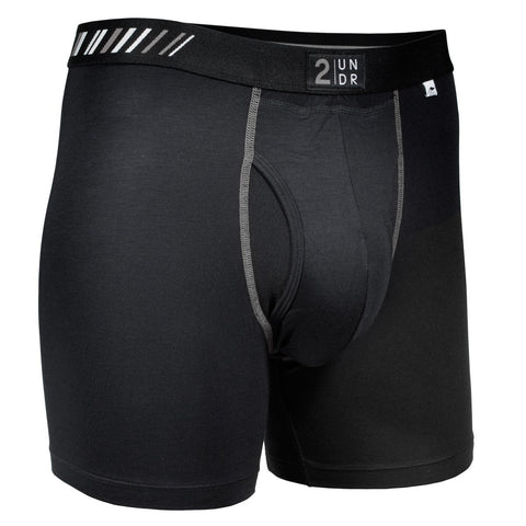 2UNDR Swing Shift Underwear (Black/Grey)