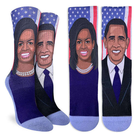 President Barack & Michelle  Obama  Socks