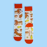 Hot Diggity Dog Socks