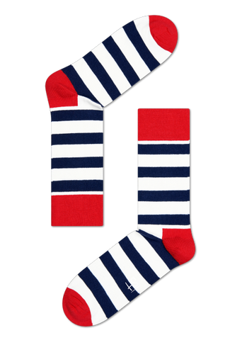 Stripe - Navy/Red/White