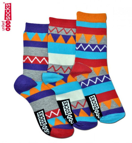 Aztec - 3 Boys Single Socks