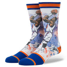 Patrick Ewing - NBA Legends Cartoon Socks