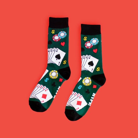 Poker Socks in  gift box