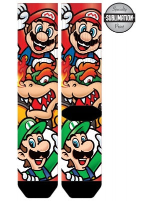 Nintendo Super Mario Character Socks