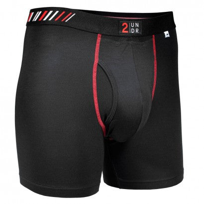 2UNDR Swing Shift Underwear (Black/Red)